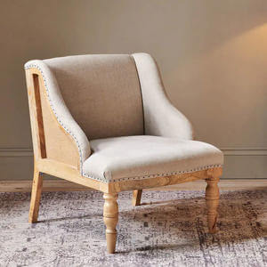 Nkuku Elbu Deconstructed Linen Armchair